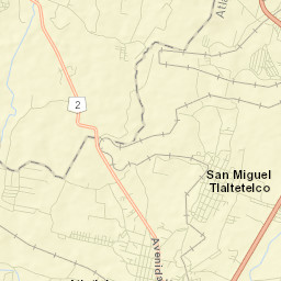 Tlaltetelco (San Miguel Tlaltetelco) Street Map