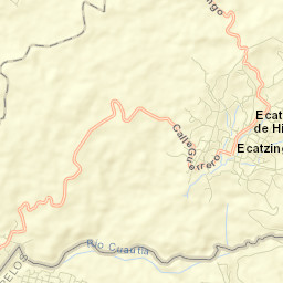 Ecatzingo de Hidalgo Street Map