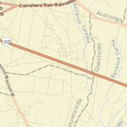 Progreso de Juárez Street Map