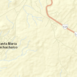 Santa María Techachalco Street Map