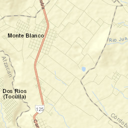 Monte Blanco Street Map