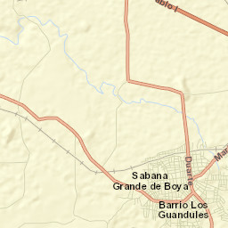 Sabana Grande de Boyá Street Map