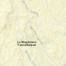 La Magdalena Yancuitlalpan Street Map