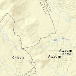 Atzacan Street Map