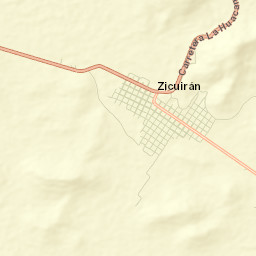 Zicuirán Street Map