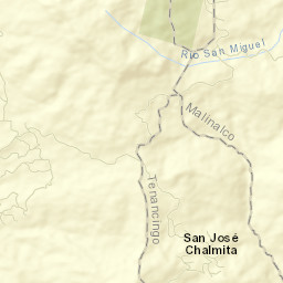 San José Chalmita Street Map