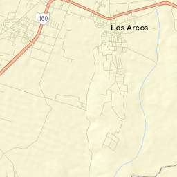 Los Arcos Street Map