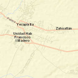 Yecapixtla Street Map