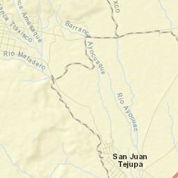 San Juan Tejupa Street Map