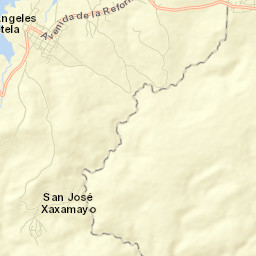 Los Ángeles Tetela Street Map