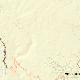 Ahuatepec Street Map