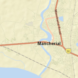 Mancheral Street Map