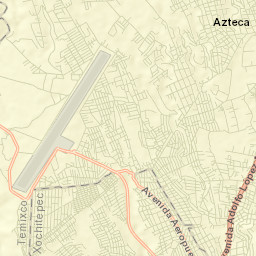 Unidad Habitacional José María Morelos y Pavón Street Map
