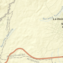 San Juan Amecac Street Map