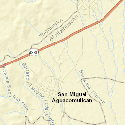 San Miguel Aguacomulican Street Map