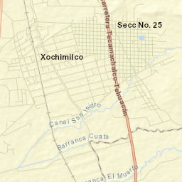 Santiago Alseseca Street Map