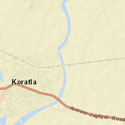 Koratla Street Map