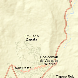 Coalcomán de Vázquez Pallares Street Map