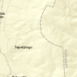 Tepetzingo Street Map