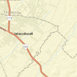 Mixtlalcingo Street Map