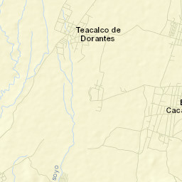 Cacaloxúchitl Street Map