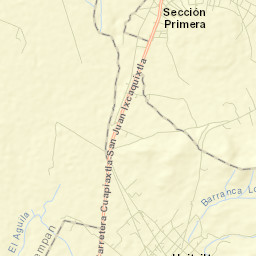 Tepeyahualco de Cuauhtémoc Street Map