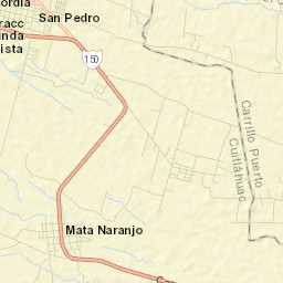 Mata Naranjo Street Map