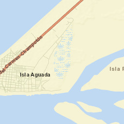 Isla Aguada Street Map
