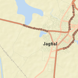Jagtial Street Map