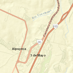 Ninguno [Centro de Readaptación Social de Atlacholoaya] Street Map