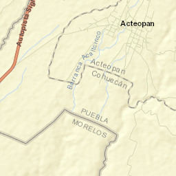 Acteopan Street Map