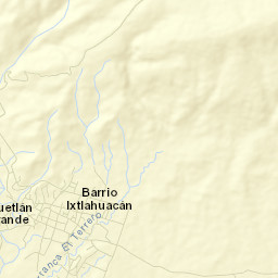 Santo Domingo Huehuetlán Street Map