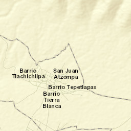 San Juan Atzompa Street Map