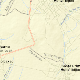 Santa Clara Huitziltepec Street Map