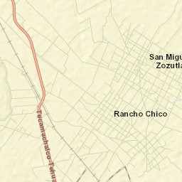San Miguel Zozutla Street Map