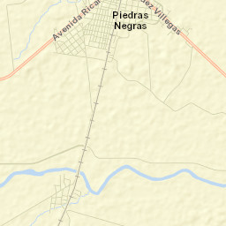 Piedras Negras Street Map
