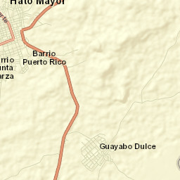 Hato Mayor del Rey Street Map