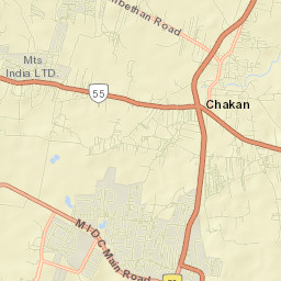 Chakan Street Map