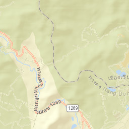 Amphoe Hang Dong Street Map