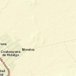 Coahuayana de Hidalgo Street Map
