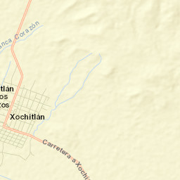 Xochitlan Todos Santos Street Map