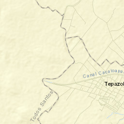 Tepazolco Street Map