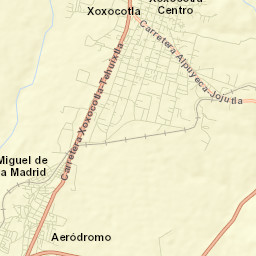 Xoxocotla Street Map