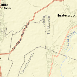 Alfredo V. Bonfil (Chacampalco) Street Map