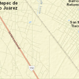 Tlacotepec de Benito Juárez Street Map