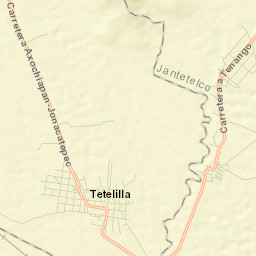 Tenango Street Map