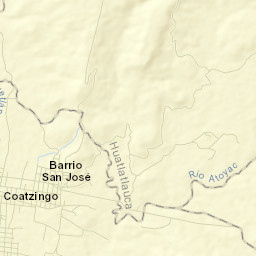 Coatzingo Street Map