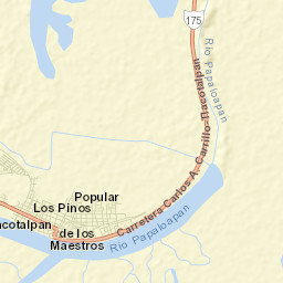 Tlacotalpan Street Map