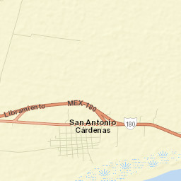 San Antonio Cárdenas Street Map