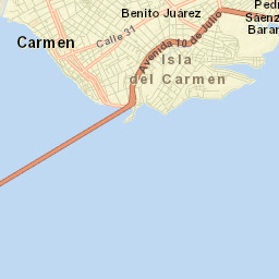 Carmen Street Map
